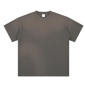 เสื้อยืดคุณภาพสูงสำหรับทุกเพศ ปรับแต่งได้ ลายลิงวินเทจ ดีไซน์สีสันสดใส ลายจุดสาดสี น้ำหนัก 260 กรัม ทรงหลวม สินค้ามาใหม่สำหรับผู้ชาย - Product Image 5