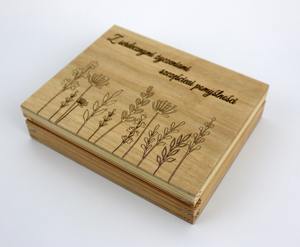 Boîte en bois gravée au laser personnalisée, boîte en bois gravée au laser professionnelle, boîte à bijoux, boîte de rangement, vente en gros - Product Image 5