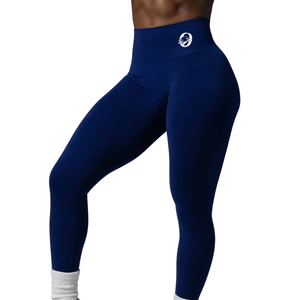 Leggings Deportivos de Cintura Alta para Mujer, Color Azul Rey, Sin Costuras, Compresión, para Gimnasio, Yoga, Ejercicio, Correr, Resistentes a las Sentadillas, Elásticos - Product Image 3