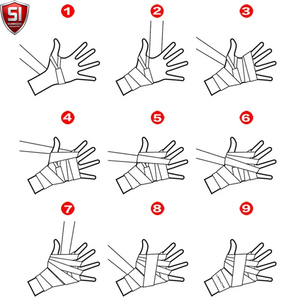 Vendas de boxeo con presilla para el pulgar, transpirables, de algodón, que absorben la humedad, para entrenamiento de MMA y Muay Thai - Product Image 6