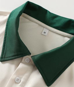 Chemise de golf en coton pour homme, style décontracté, personnalisable, respirante, en piqué, à manches courtes, couleur unie, fabriquée au Bangladesh - Product Image 4