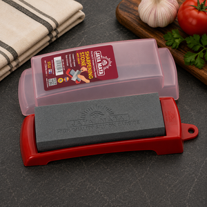 JM137 Piedra de afilar de doble cara de 6 pulgadas para cuchillos de cocina asiáticos y europeos - Product Image 1