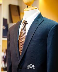 Trajes de Negocios para Hombre de Lana Entallados, Transpirables, Antiarrugas, Cortavientos, Tallas Grandes, con Cremallera y Solapa con Muescas, Hechos a Medida - Product Image 3