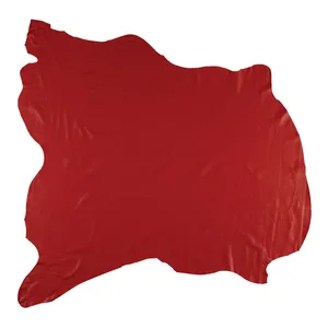 Cuir véritable de qualité supérieure à grain rouge, idéal pour la création de sacs à main, de chaussures et de portefeuilles exquis avec des designs de fabrication haut de gamme. - Product Image 2