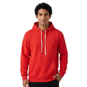 Sweat-shirt à capuche d'hiver pour homme, logo personnalisé sur le devant, pull-over doublé en polaire, motif imprimé, écologique, 300g, couleurs personnalisées - Product Image 2