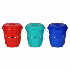 Seau en plastique PP de qualité export avec couvercles hermétiques anti-déversement, design moderne de qualité alimentaire, disponible en plusieurs tailles 17L et 20L - Product Image 1