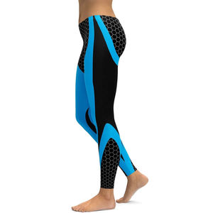 Leggings de sport décontractés pour femmes, taille mi-haute, personnalisables, doux, séchage rapide, pour la gym et le fitness, 100% coton, vente en gros - Product Image 3