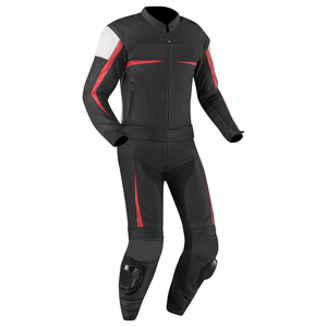 Combinaison de moto unisexe en cuir imperméable personnalisée 240g à manches longues pour l'été et l'hiver, résistante aux chocs, meilleures combinaisons de motard pas chères - Product Image 4