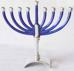 เชิงเทียนฮานุกคาอะลูมิเนียม |   เชิงเทียน 9 กิ่ง ทำมือ ทนทาน ทนความร้อน เป็นมิตรกับสิ่งแวดล้อม |   สีทองเมทัลลิกสุดหรู - Product Image 6