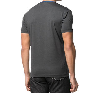 Ropa de Gimnasio, Camisetas para Hombre al por Mayor, Personalizadas, de Fibra de Algodón, Ajustadas, Tejidas, de Alta Calidad, para Ejercicio, Running y Deporte - Product Image 3