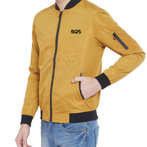 Modern Bomber <b>Jacket</b> For Men Breathable Fabric <b>Light</b> Warm Feel Comfortable Fit For Regular Wear Outdoor Activities - Product Image 2