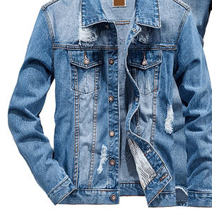 Conjunto de Chaqueta y Pantalón de Mezclilla Hecho a Medida por Fabricante de Alta Gama para Hombre, Conjunto de Mezclilla de Estilo Vintage de Alta Calidad para Unisex - Product Image 3