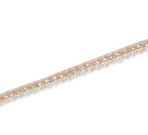 Tissu de dentelle de créateur pour mariée, broderie florale guipure avec sequins et perles pour robe de mariée et décoration de vêtements de mode - Product Image 1