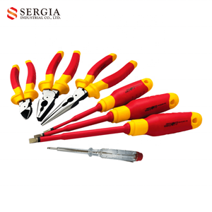 Tournevis en acier allié VDE isolé de Taiwan et pince 60CRV ensemble d'outils combinés pour électricien - Product Image 2