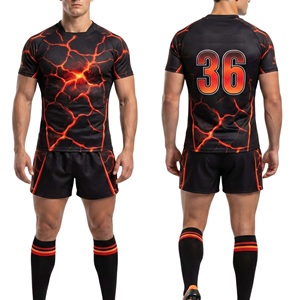 Tenues de rugby pour hommes et femmes, offrant une tissu respirant haute performance, une coupe courte et flexible, une construction durable, personnalisables pour les équipes - Product Image 5