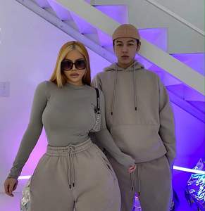 Nuevo Diseño 2026, Chándal Deportivo de Invierno para Mujer, 2 Piezas, 100% Algodón, con Logotipo Personalizado - Product Image 2