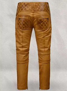 Pantalones de Cuero Genuino Suave de Napa para Hombre, Pantalones de Cuero Genuino para Hombre y Mujer - Product Image 3