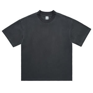 เสื้อยืดโอเวอร์ไซส์ผ้าคอตตอน 100% ลายตัวอักษร สไตล์สตรีทแวร์ สำหรับผู้ชาย รุ่นหนาพิเศษ คอโอ ทรงใหญ่ ใส่สบาย เหมาะสำหรับฤดูร้อน - Product Image 6