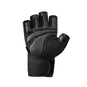 Custom Weightlifting Gloves OEM Service with Padded Palm Grip, Wrist Support and Custom Logo for Global Fitness Brands - Product Image 3