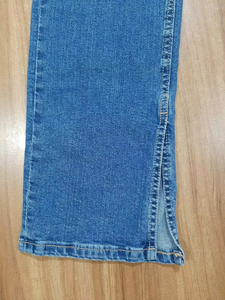 Meilleure Vente en Ligne : Jean en Denim Personnalisable pour Femme, Qualité Supérieure, 100% Coton, Coupe Large avec Poches, Pantalon en Denim pour Femme - Product Image 4