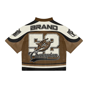 Nouveau design 2026 – Maillot de football pour homme de haute qualité à col en V, manches courtes, en maille, pour adulte - Product Image 5