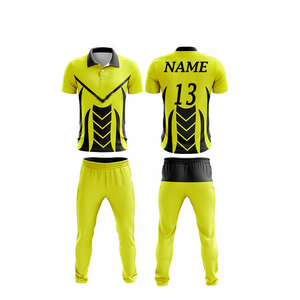 Maillot de cricket personnalisé, design d'uniforme d'équipe, respirant, séchage rapide, grande taille, pour hommes adultes, prix bas, nouveau maillot de cricket sublimé - Product Image 3