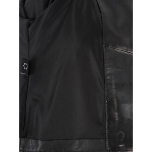 Veste de motard BRANDO Star en cuir Napa 100% véritable sur mesure pour femme, veste de moto en cuir, fermetures éclair YKK de qualité supérieure, patchs étoiles - Product Image 4