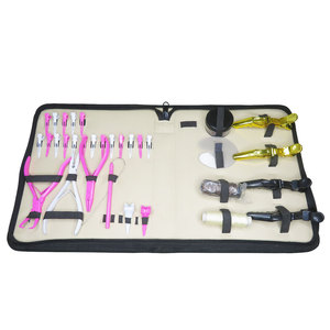 Premium Salon Quality Hair Extension Tools Kit Professional Micro Ring Loop Needle <b>Pliers</b> Accessories Kit <b>Set</b> Wholesale - Product Image 5