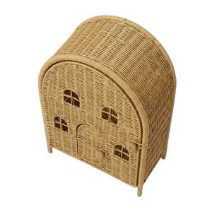 Mueble de Mimbre para Muñecas, Armario para Casa de Muñecas, Precio al por Mayor, Ecológico, Muebles Tejidos para Niños, Venta Directa de Fábrica, Suministro al por Mayor - Product Image 2