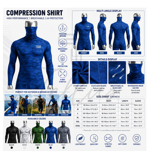 Nouveau design unique, t-shirt de compression pour homme de haute qualité au meilleur prix, rashguard pour homme, prix de gros, vêtements de fitness de haute qualité - Product Image 5