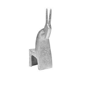 Escultura Minimalista de Conejo en Metal, Figura Artística Hecha a Mano para Decoración de Mesa, Exhibición en Sala de Estar - Product Image 1