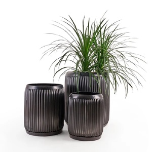 Nuevo Soporte para Plantas de Metal Dorado con Base de Hierro Negro para Interiores, Diseño Minimalista, Soporte Decorativo para Macetas - Product Image 2
