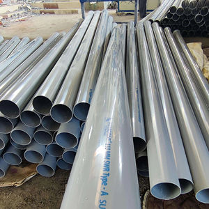 Tuyau PVC rond de 160 mm, longueur 6 m, épaisseur 2 mm, raccordement par solvant, pression 4 kg pour l'irrigation agricole efficace - Product Image 1