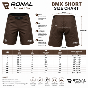 กางเกงขาสั้นผู้ชาย RONAL SPORTS สีน้ำตาล แห้งเร็ว ทรงปกติ พิมพ์ลายโลโก้ด้วยความร้อน ด้านขวาของขา ความยาวขาสั้น ผลิตจากโพลีเอสเตอร์ - Product Image 6