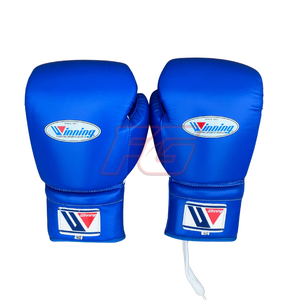 Ensemble de gants de boxe professionnels en cuir véritable, haute qualité, extensibles, pour entraînement MMA, équipement d'arts martiaux OEM - Product Image 4