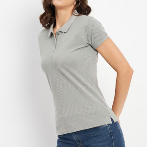 Chemises polo respirantes grande taille à manches courtes pour femmes, en polyester, chemises polo de golf unies, chemises polo d'été pour femmes, vêtements de sport - Product Image 6