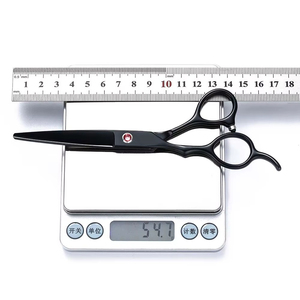 Thinning <b>Scissor</b> Professional <b>Left</b>-<b>Handed</b> Black Hair <b>Scissors</b> 6CR Stainless Steel, Thinning & Texturizing Shears for Stylist - Product Image 5