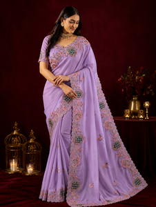 Sari de Seda Personalizado de Diseño Indio para Mujer, Hermoso Diseño Patola, Estilo Tradicional para Bodas y Fiestas - Product Image 5