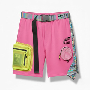 Shorts Homme Légers 2025 en Coton/Polyester, Taille Élastique, Respirants, Coupe Ample, Style Urbain - Product Image 1
