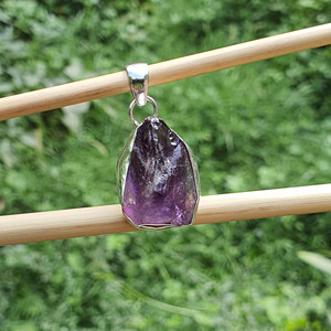 Venta al por mayor de colgantes de joyería fina de Plata de Ley 925 con piedra NATAL DE FEBRERO DE amatista púrpura para hombres ocasión de compromiso - Product Image 6