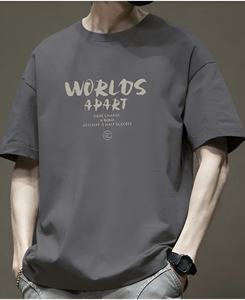 Camisetas de Manga Corta para Hombre, Pedidos al por Mayor, Mezcla de Algodón de Alta Calidad, Camisetas Extra Grandes, Fabricante de Ropa para Mujer de Tallas Grandes - Product Image 5