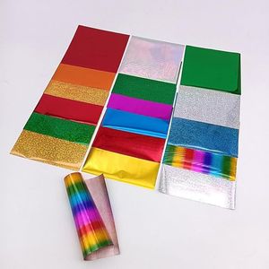 Pellicola di Trasferimento Reattiva in 17 Colori, 102 Fogli per Sistema di Stampa a Caldo, Carta Olografica per Trasferimento Termico - Product Image 1