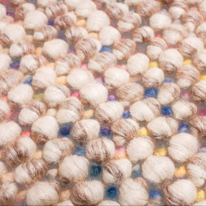 Tapis en laine fait main, motif galets tricotés épais, tapis de sol moderne et doux pour salon, chambre et décoration intérieure - Product Image 3