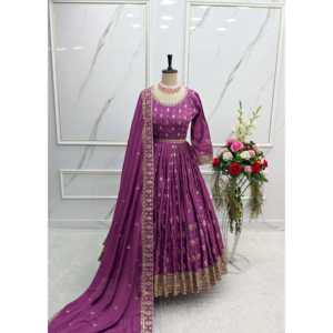 Hermoso vestido de fiesta para mujer con Pent y Dupatta elegante conjunto - Product Image 5