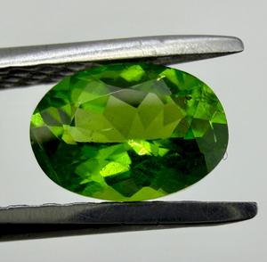 Pierre précieuse naturelle de Tsavorite Grenat, pierre brute, vert vif, taille ovale, pour bijoux, cadeau pour collectionneur, pierre de naissance, pierres précieuses de guérison, pierres rares - Product Image 4