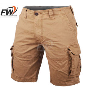 Pantalones Cortos Casuales Personalizados Más Vendidos, Pantalones Cortos Cargo Ajustados a la Moda para Hombre, Pantalones Cortos Cargo con 6 Bolsillos y Cordón Ajustable, Transpirables, con Logotipo Personalizado - Product Image 1