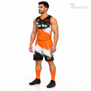 Uniforme de Baloncesto Personalizado para Hombre, Conjunto Deportivo Ligero de Malla, Fabricante de Ropa de Baloncesto con Etiqueta Privada OEM - Product Image 1