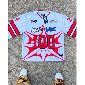 Custom <b>Abstract</b> American Football Jersey Unisex Sublimation Printed V Neck Short Sleeve Quick Dry Breathable Fabric Summer - Product Image 2