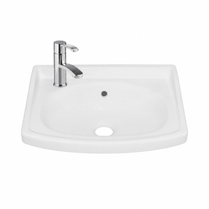 Modern Minimalist Oval Vessel Sink Thin Rim Ceramic Basin Nickel Finish 12L Capacity Drainer Included Washroom Hospital - Product Image 4