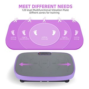 Máquina de Ejercicio para Todo el Cuerpo, Drenaje Linfático, 120 Niveles de Velocidad, Plataforma Vibratoria para Entrenamiento, Plataforma de Fitness - Product Image 4